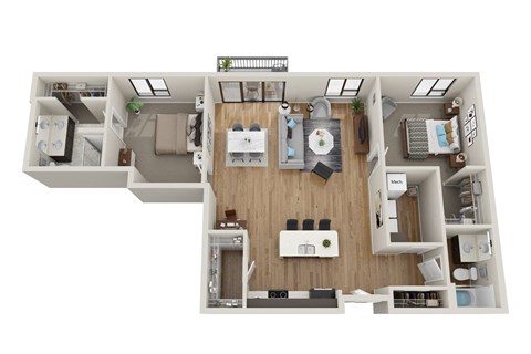 E New Floor Plan at EagleRidge Plaza Residences, North Dakota, 58104